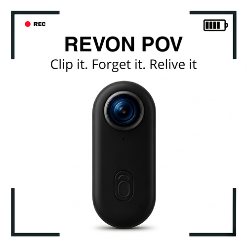 Revon POV Clip-On Camera 4K